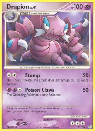 Drapion 23/130 Diamond & Pearl Diamond & Pearl