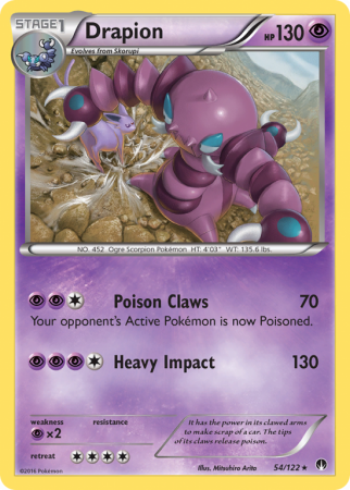 Drapion 54/122 XY BREAKpoint