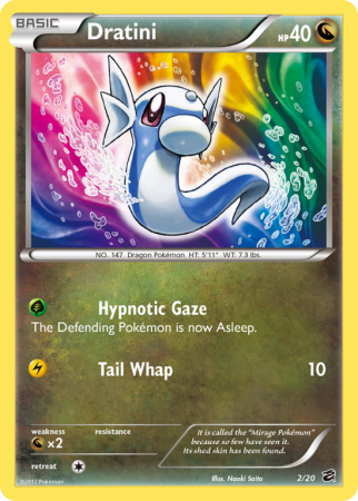 Dratini 2/20 Black & White Dragon Vault