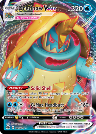 Drednaw VMAX 15/73 Sword & Shield Champion's Path