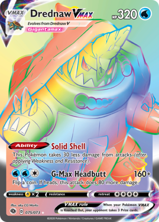 Drednaw VMAX 75/73 Sword & Shield Champion's Path