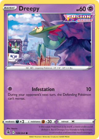 Dreepy 128/264 Sword & Shield Fusion Strike