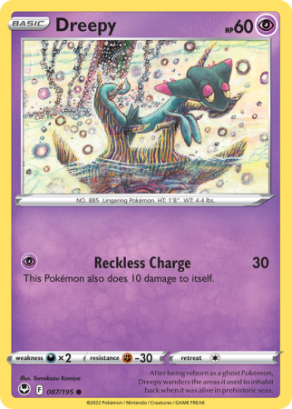 Dreepy 87/195 Sword & Shield Silver Tempest