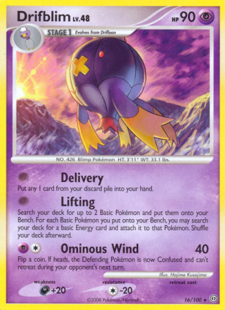Drifblim 16/100 Diamond & Pearl Stormfront