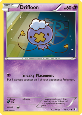 Drifloon 49/124 Black & White Dragons Exalted
