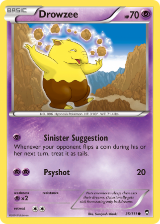 Drowzee 35/111 XY Furious Fists