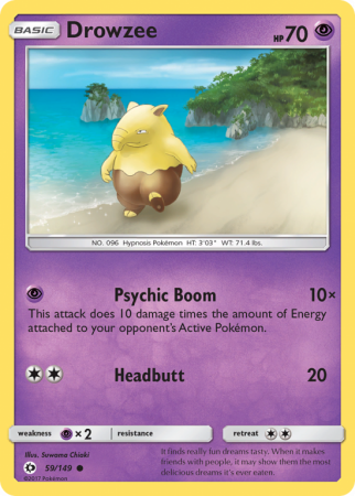 Drowzee 59/149 Sun & Moon Sun & Moon