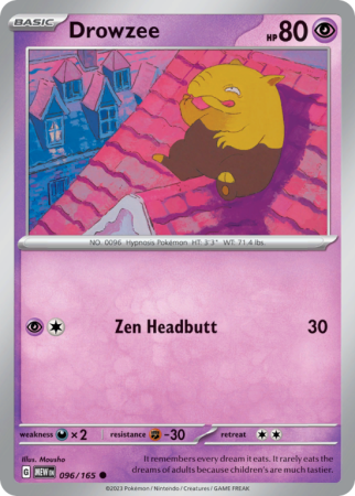 Drowzee 96/165 Scarlet & Violet 151