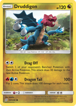 Druddigon 157/236 Sun & Moon Unified Minds