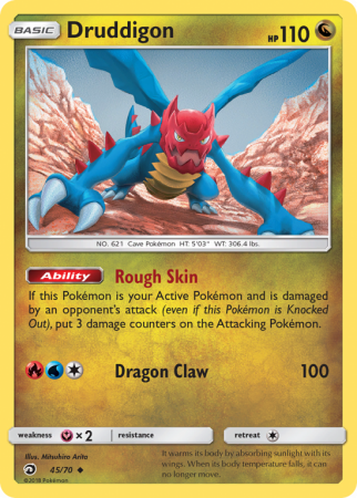 Druddigon 45/70 Sun & Moon Dragon Majesty