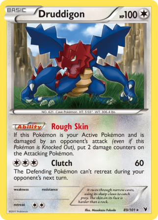 Druddigon 89/101 Black & White Noble Victories