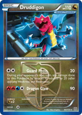Druddigon 94/135 Black & White Plasma Storm