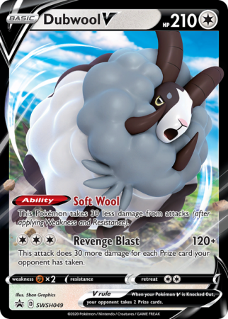 Dubwool V SWSH049/103 Sword & Shield SWSH Black Star Promos