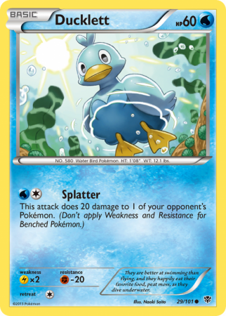 Ducklett 29/101 Black & White Plasma Blast