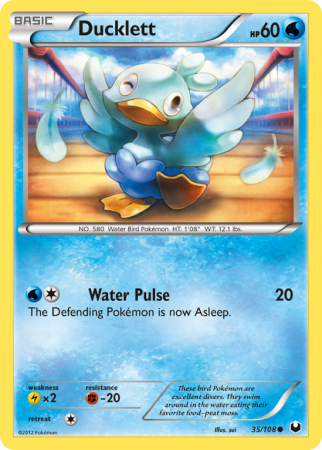 Ducklett 35/108 Black & White Dark Explorers