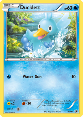 Ducklett BW17/101 Black & White BW Black Star Promos