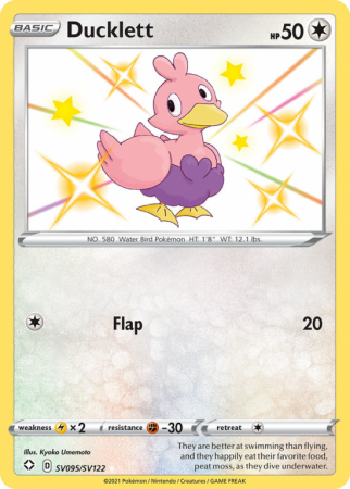Ducklett SV095/122 Sword & Shield Shiny Vault