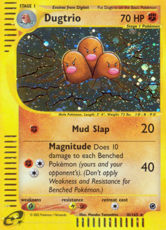 Dugtrio 10/165 E-Card Expedition Base Set