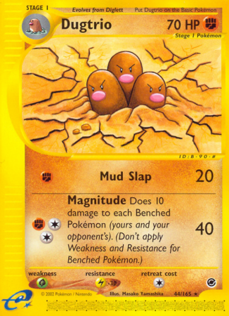 Dugtrio 44/165 E-Card Expedition Base Set