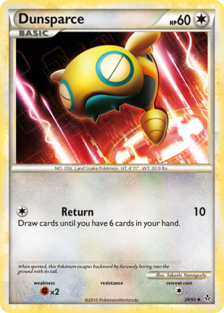 Dunsparce 29/95 HeartGold & SoulSilver HS—Unleashed