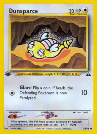 Dunsparce 54/75 Neo Neo Discovery