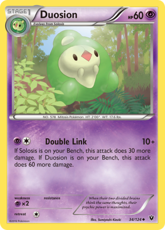 Duosion 34/124 XY Fates Collide