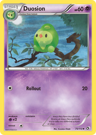 Duosion 75/113 Black & White Legendary Treasures