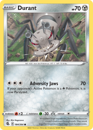 Durant 184/264 Sword & Shield Fusion Strike