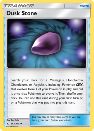 Dusk Stone 167/214 Sun & Moon Unbroken Bonds