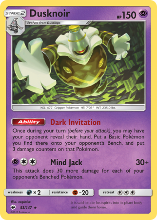 Dusknoir 53/147