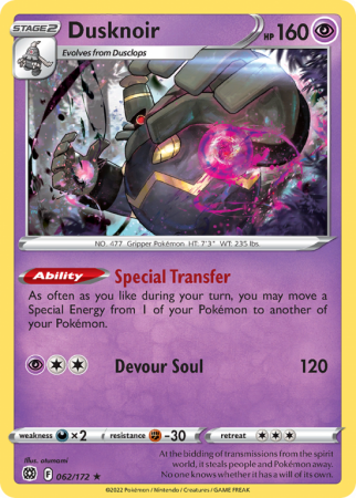 Dusknoir 62/172