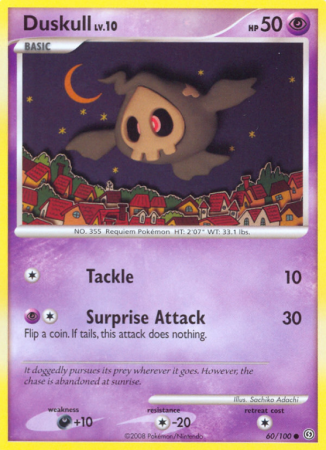 Duskull 60/100