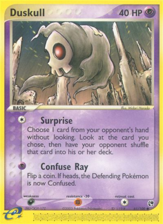 Duskull 61/100 EX Sandstorm