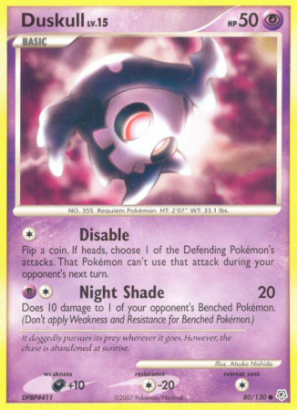 Duskull 80/130 Diamond & Pearl Diamond & Pearl
