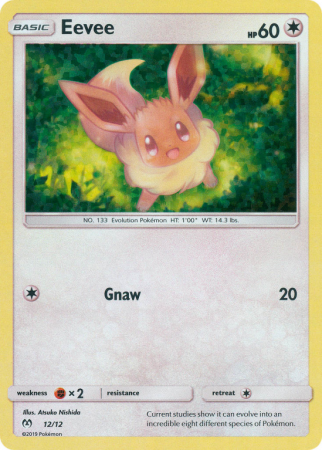 Eevee 12/12 Other McDonald's Collection 2019