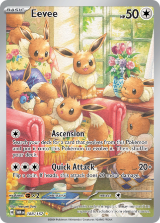 Eevee 188/167 Scarlet & Violet Twilight Masquerade