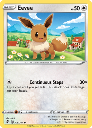 Eevee 205/264 Sword & Shield Fusion Strike