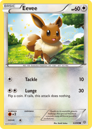 Eevee 63/98 XY Ancient Origins