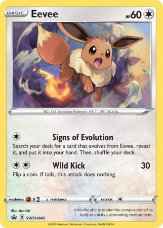Eevee SWSH042/103 Sword & Shield SWSH Black Star Promos