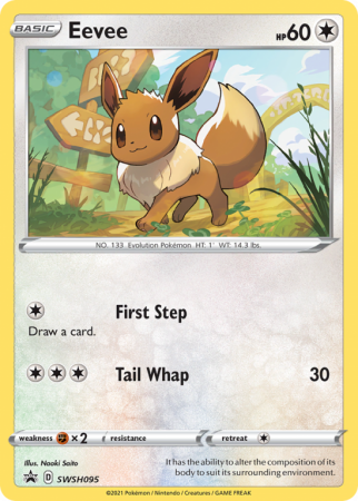 Eevee SWSH095/103 Sword & Shield SWSH Black Star Promos