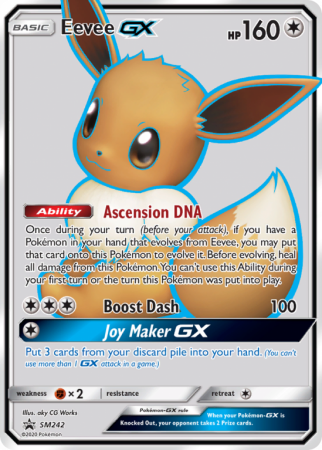 Eevee-GX SM242/156 Sun & Moon SM Black Star Promos