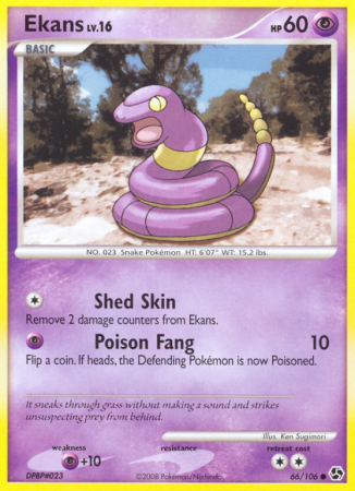 Ekans 66/106 Diamond & Pearl Great Encounters