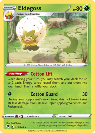 Eldegoss 16/203 Sword & Shield Evolving Skies