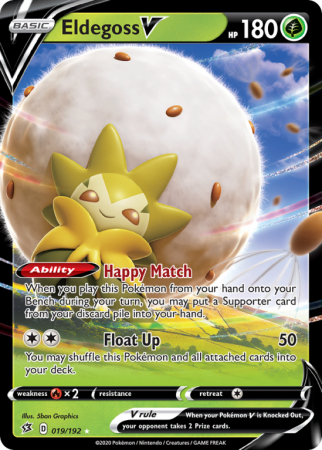 Eldegoss V 19/192 Sword & Shield Rebel Clash