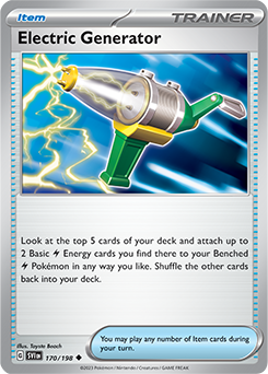 Electric Generator 170/198 Scarlet & Violet Scarlet & Violet