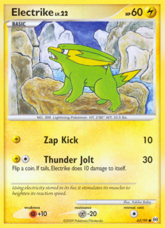Electrike 62/99 Platinum Arceus
