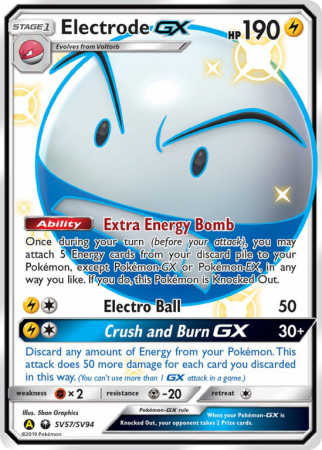 Electrode-GX SV57/94 Sun & Moon Shiny Vault