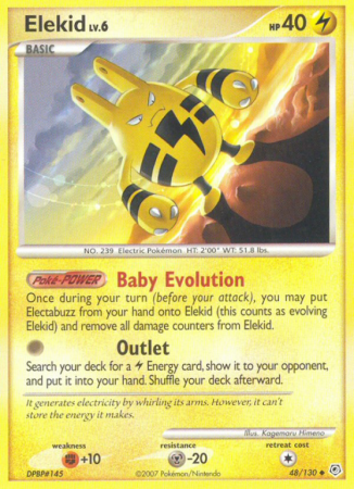 Elekid 48/130 Diamond & Pearl Diamond & Pearl