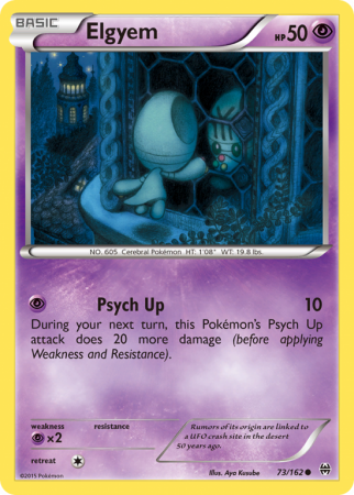 Elgyem 73/162 XY BREAKthrough