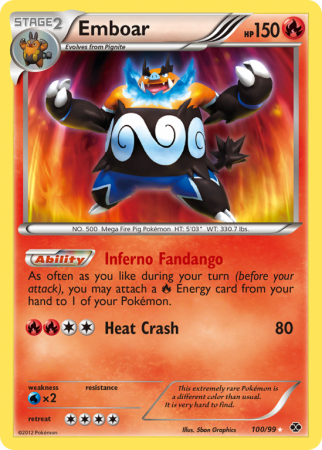Emboar 100/99 Black & White Next Destinies